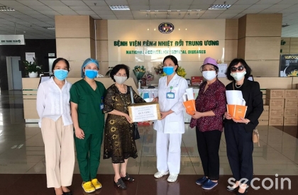 Secoin tham gia ủng hộ các chiến sỹ áo trắng đang chiến đấu chống dịch bệnh Covid-19